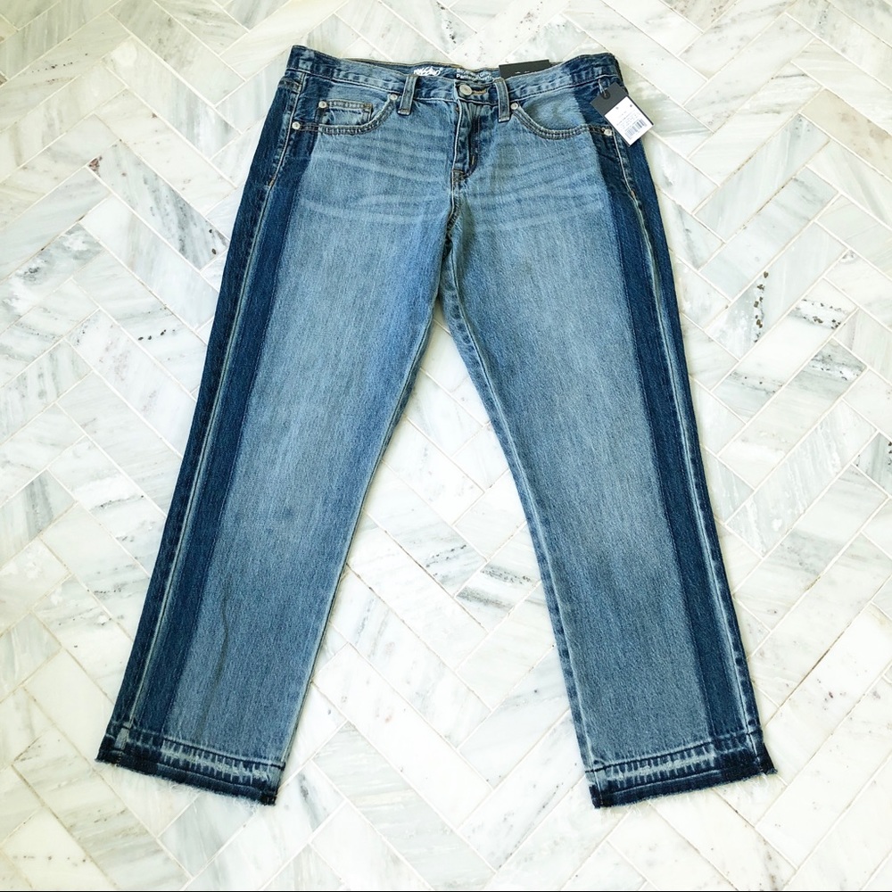 Mossimo boyfriend mid-rise crop jeans -  NWT
